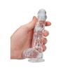 RealRock - Realistic dildo with balls 15 cm