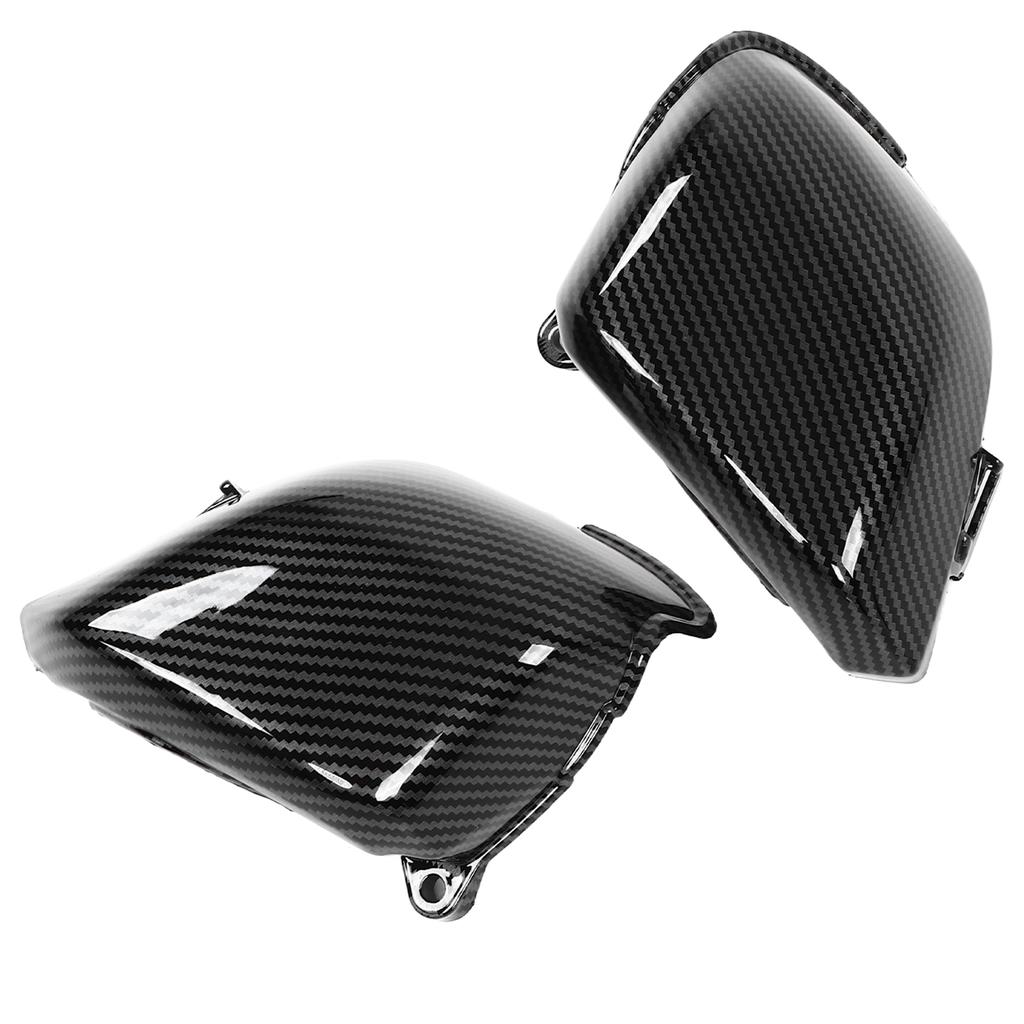 2pcs Carburetor Side Cover Carbon Fiber Style ABS Replacement For CB 400 CB400 VTEC 1999‑2007