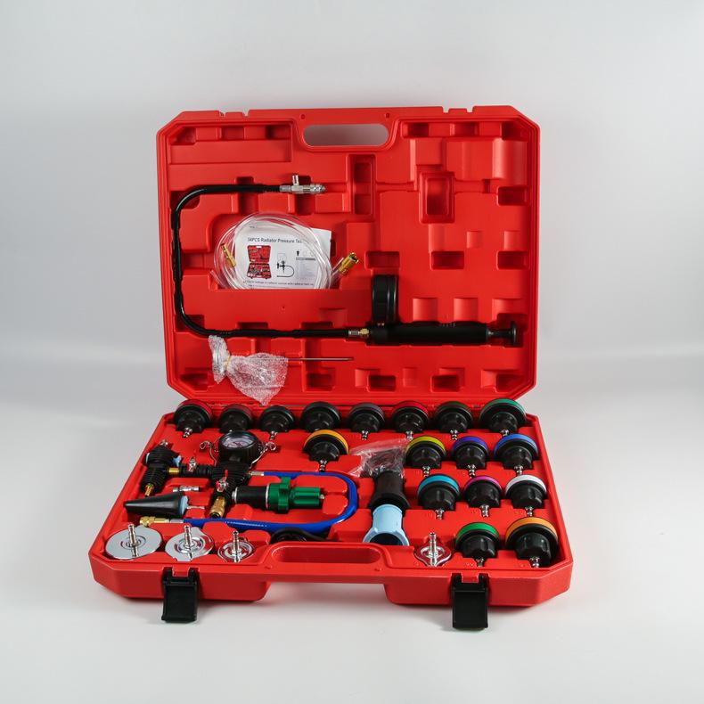 

34-Piece Car Radiator Pressure Tester & Antifreeze Filling Tool Set