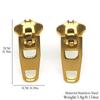 Hiphop Fashion Zipper Ear Studs For Women Men Stainless Steel Gold Color New Trend Male Emo Korean Style Earrings Jewelry Gifts