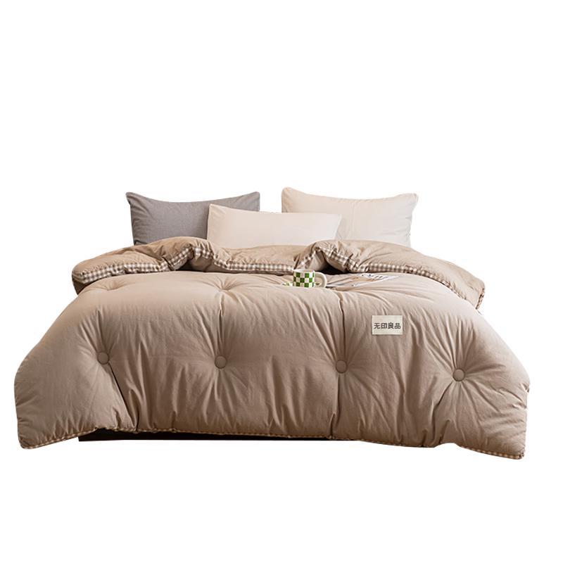 Muji Style 100% Xinjiang Cotton Thick Winter Quilt 220x240cm, 9 jin