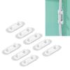 40Pcs Adhesive Cable Clips Punch   Adhesive Wire Holders Cord Clips   for Home Car Desk