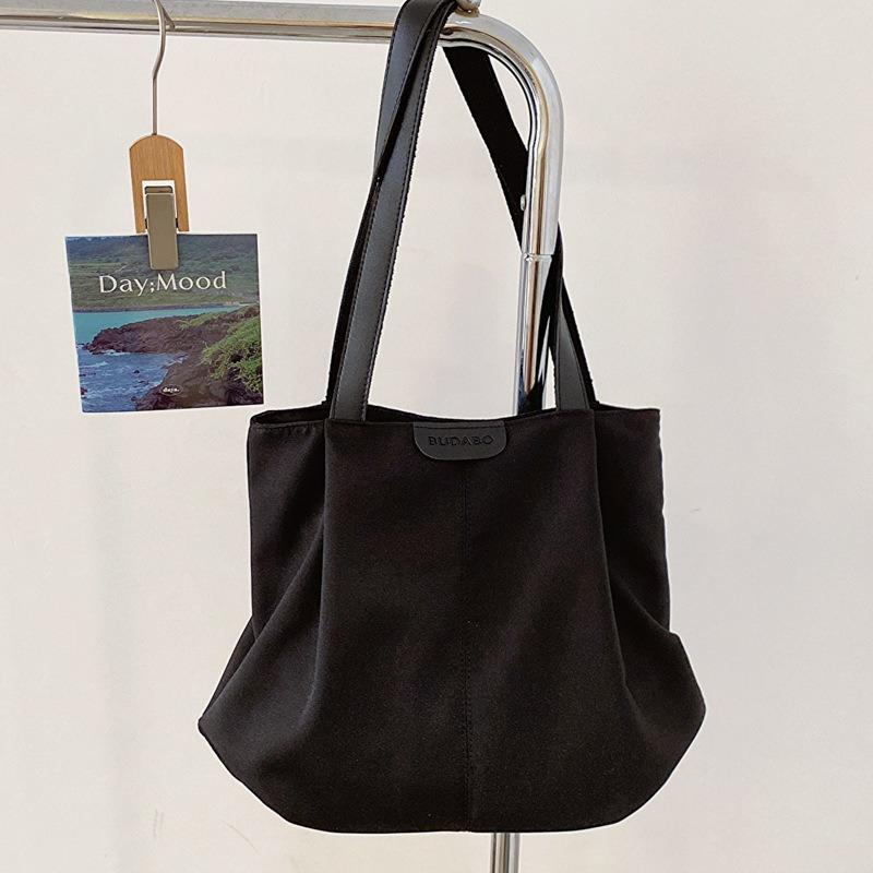 Office Worker Canvas Bag New Women's Bag Fashionable Simple Shoulder Bag Large Capacity