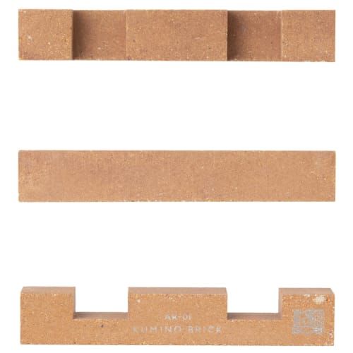 KUMINO BRICK Red Brick AR-01 Set of 4