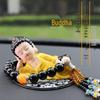 Maitreya Buddha Car Ornament: Creative Center Console Decoration for Safety and Style.