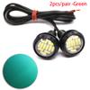 2PCS Eagle Eye LED 23mm 4014 12SMD Car Daytime Running Backup Turn Signal Lights Auto License Plate Lamps