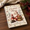 Festliche Feiertagsgeschenkpräsentation DIY Spiralgebundenes Weihnachtskartenbuch, 5x7 Heft, Dekoratives Heft 10 Seiten Frohe Karten, Geschenke für Familie,