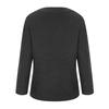 Damenmode, lässig, einfarbig, Pullover, Langarm, Pullover, Oberteil