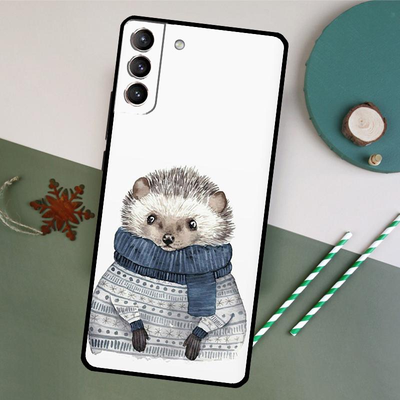 Hedgehog Phone Case For Samsung Galaxy S26 S23 Ultra S20 S21 S22 S24 S25 Plus S10 S25 FE Back Cover