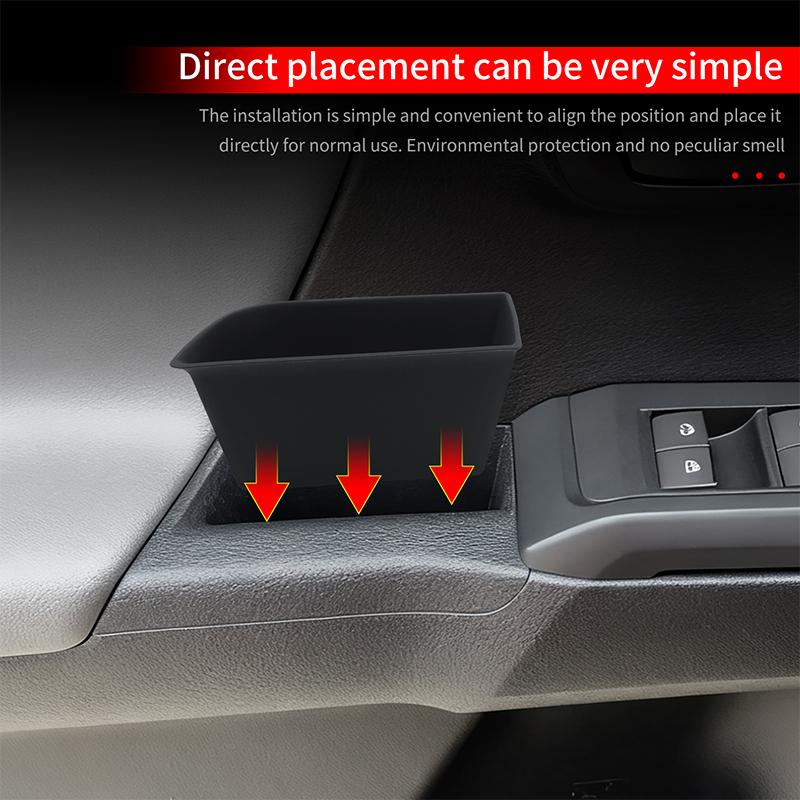 For Toyota Tacoma 2016- Door Top Storage Box Silicone Organizer Interior Upgrade Accessories