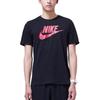 Nike American Vintage Crew Neck Logo Print Short Sleeve T-Shirt Men T-Shirts Black 696708-013