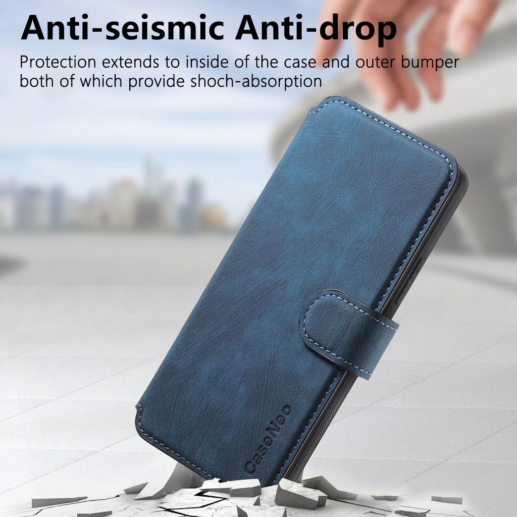 For Xiaomi Redmi Note 13 Pro 5G/Poco X6 5G Magnetic Case CASENEO Detachable Leather Phone Wallet Cover