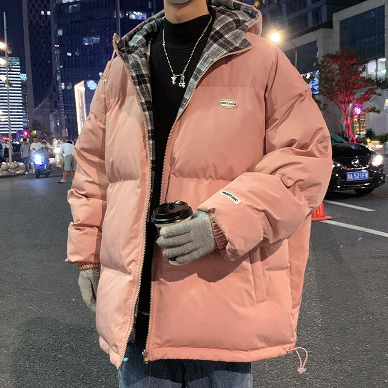 

Мужские новые свободные пуховики, хлопковая одежда, мужские зимние модные куртки и стеганые куртки 3XL