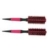 2Pcs Round Hair Comb Ergonomic Handle Portable Practical Even Heat Dissipation Hair Styling Round
