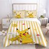 Mewtwo Bedding Set 3pcs EU AU US King Kids Duvet Cover Quilt Pillowcase Double Size Bedroom Bed Linen Decoration