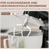 Kitchen Machine Dough Mixer with 4.5L Stainless Steel Bowl 1300W Dough Machine with 6+P Speed Beige
