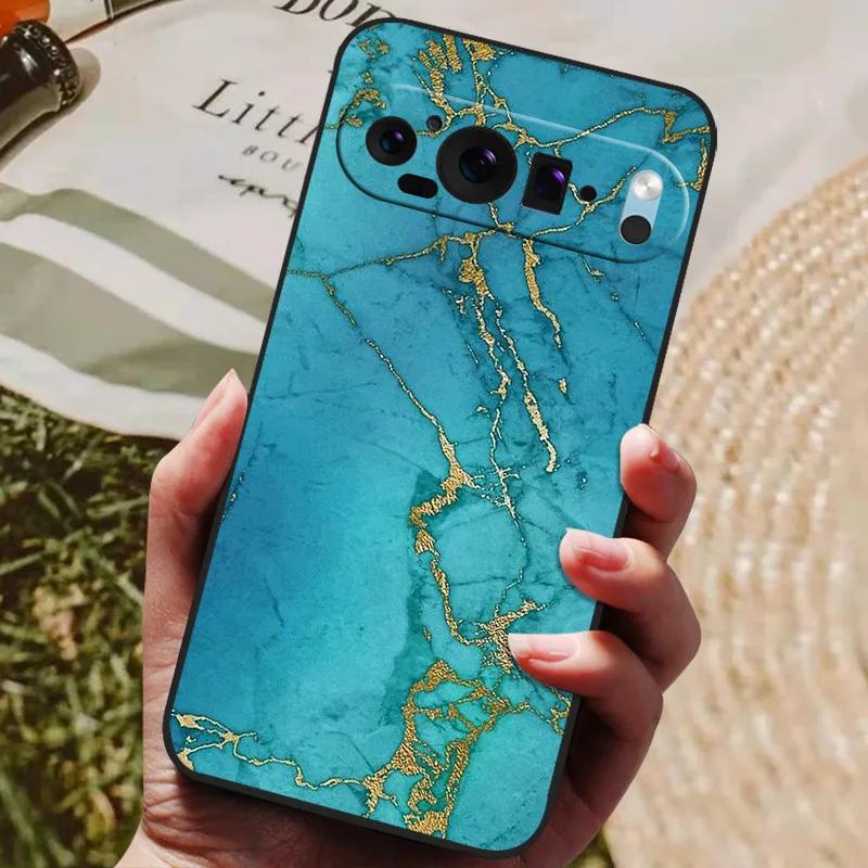 For Google Pixel 9 Pro XL Case Cool Painted Silicone TPU Soft Cover for Googe Pixel 9 9 Pro 8A Cases Black Protective Shells