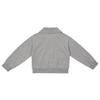 Tiffany Gray Half Zip Sweatshirt T54uat040