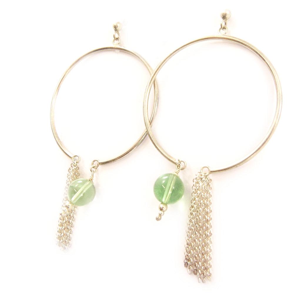 Les Trésors De Lily [D0097] - BO Argent 'Zena' Fluorite