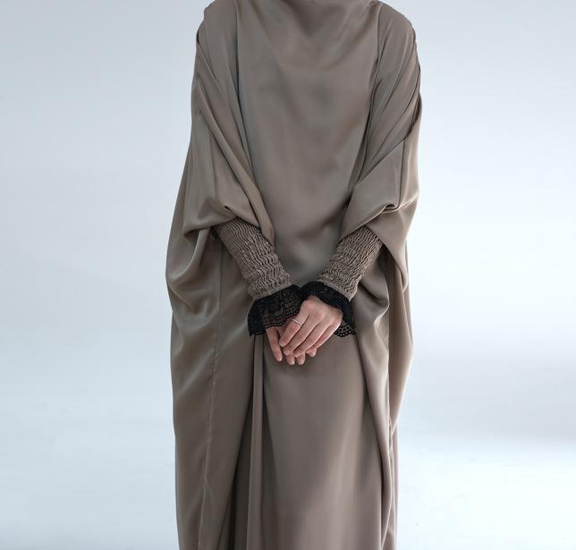 Loriya Solid Color Big Swing Robe Dress 2023 - LR609, Dubai, Turkey