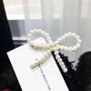 Y2k Butterfly Hair Clip Korean Bangs Hairclip Pearl Bowknots Hairpins  For Women Girls