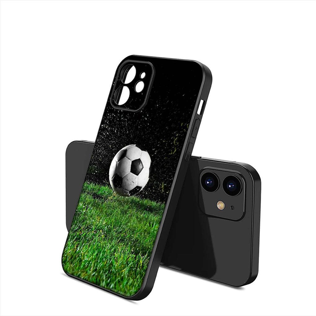 Sports Soccer Football Soft Phone Cover for Apple iPhone 16 11 Pro XS Max X XR 6 7 8 6S Plus + SE 2022 8+ Silicone Case
