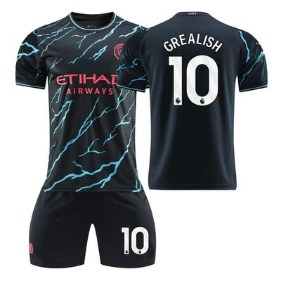 2023-24 Man City třetí dres #10 Fotbalové dresy