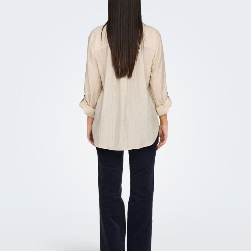 3/4 Sleeve Shirt Lauren Linen 15347163 Woman JDY