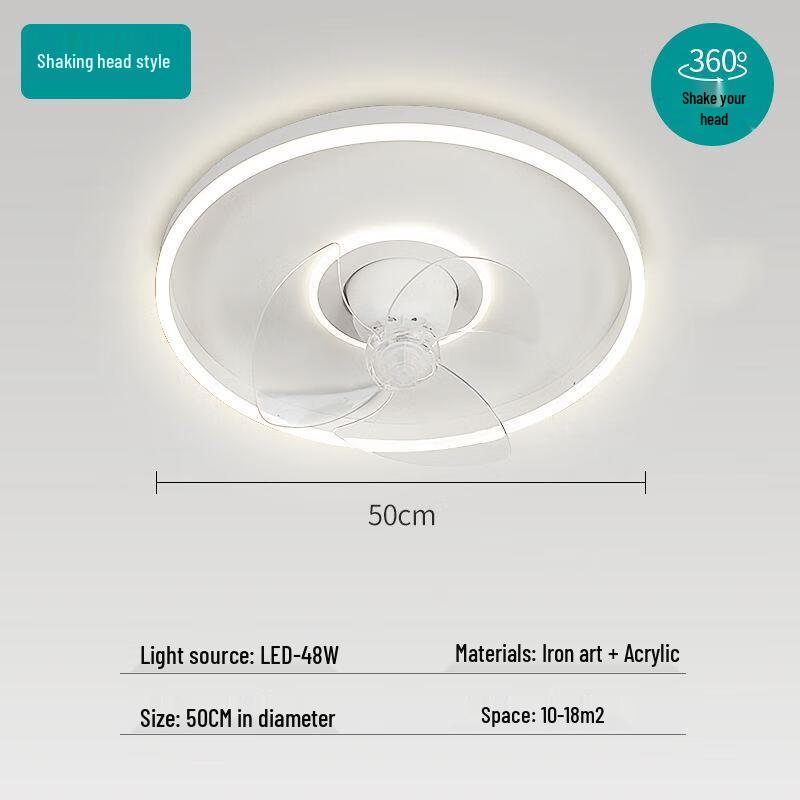 Nufeng Smart Oscillating Ceiling Fan Light