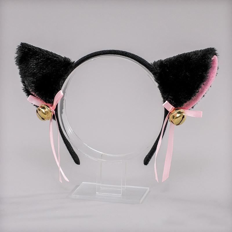 Cat Ear Hair Hoops Bells Stage Perfomance Hairband Headwear Cosplay Photo Props