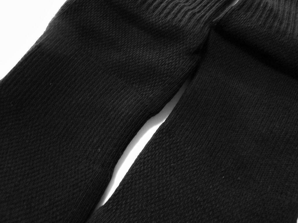 Arukihenrotabi set Thick fabric [5Sense] 5-pair (for men) (black)