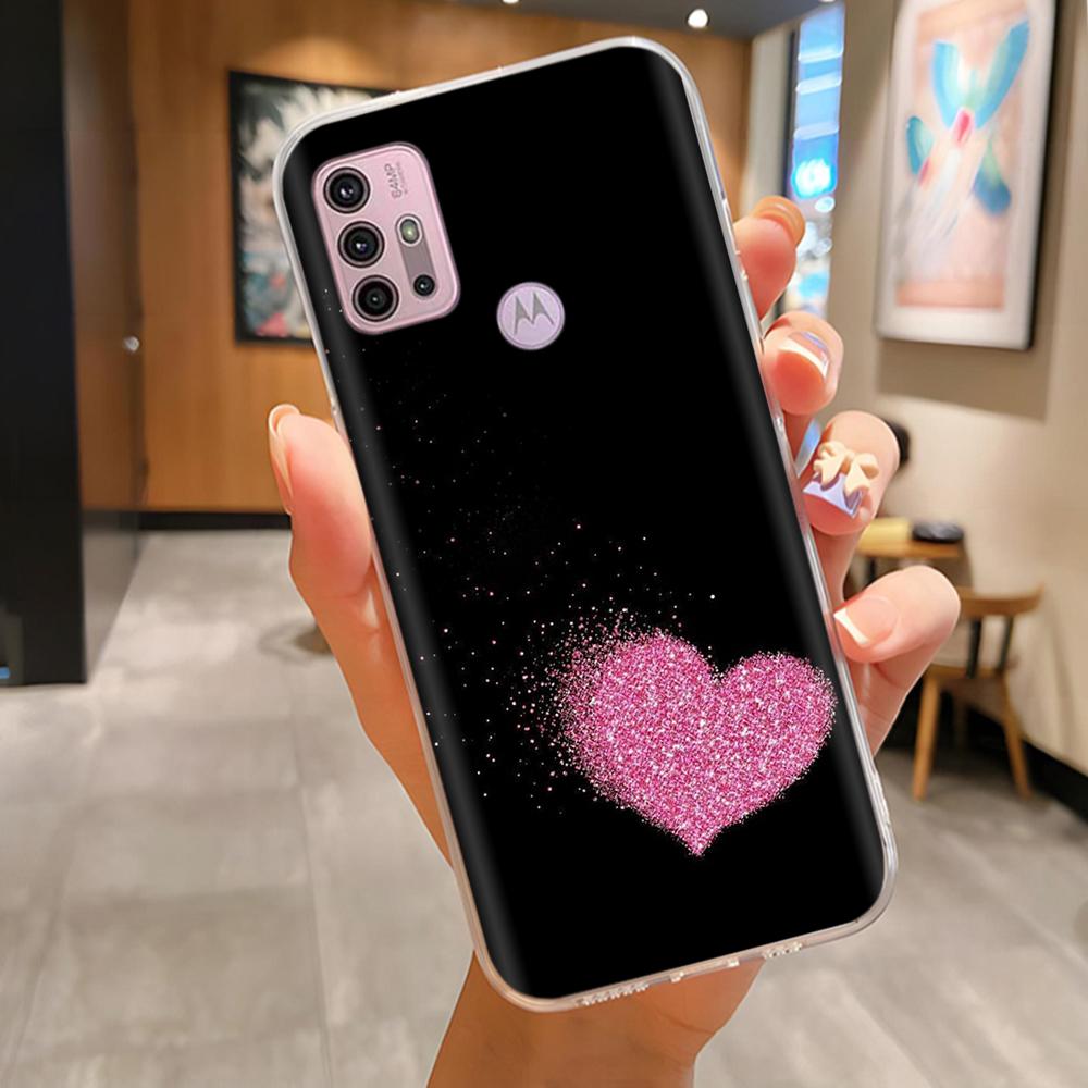 For Motorola Moto G10 G20 G30 Phone Case Cute Cartoon Painted Back Cover Soft Silicone Bumper For Moto G10 G20 G30 G60 G60s Capa