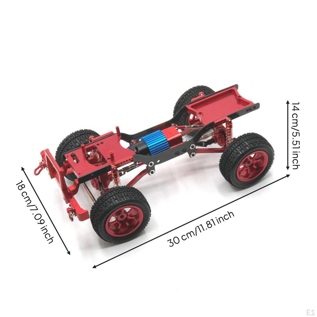 1/12 Scale Metal Chassis DIY Modification RC Car Frame Construction