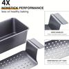 1 Set Meatloaf Pan with Drain Tray Non-stick Meat Bread for Baking, Reduce Fat, Enhance Taste, Bread Pan Set
