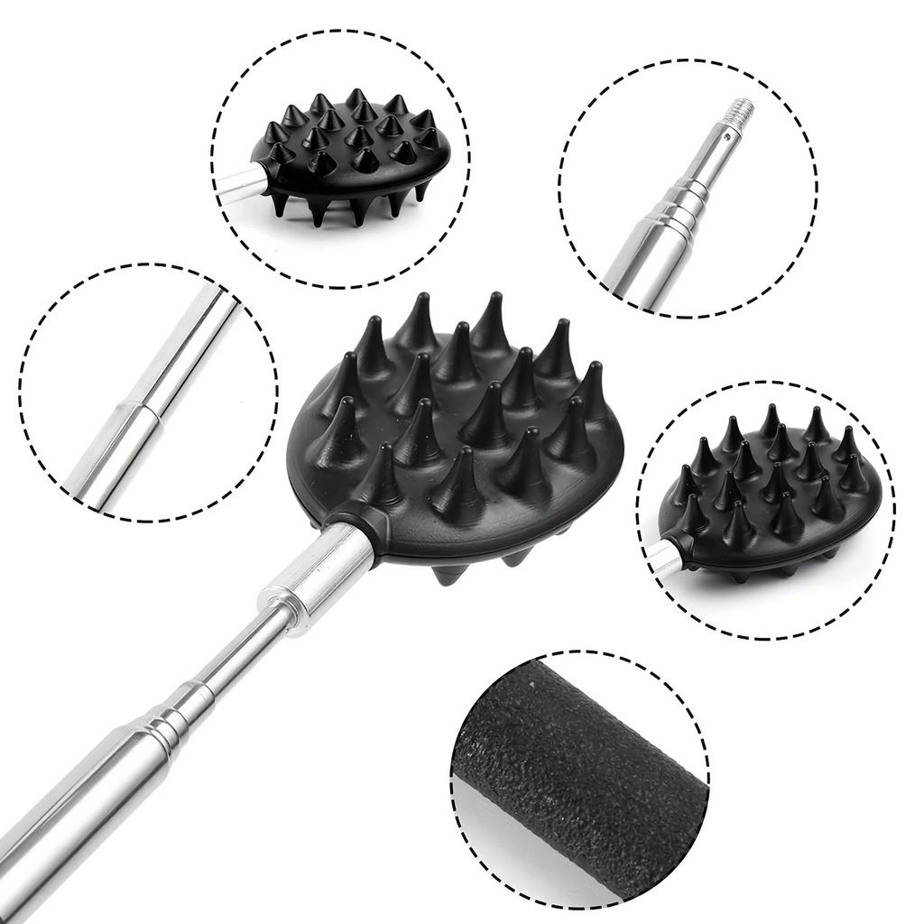 3ks/Sada Teleskopické Drbátko na záda Drbátko na záda Masážní škrabka Rozšiřitelné Teleskopické Svědění Zdravotní produkty Hřeben