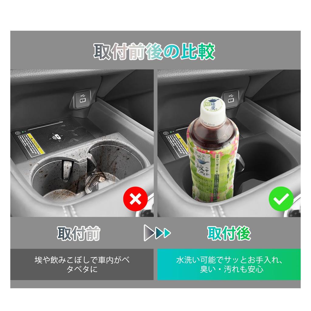 GAFAT New Honda Drink Holder Console Water Cup Box Cup Holder Car Front Cup Holder Console Box RZ Series Parts Interior and Dirt Prevention Small