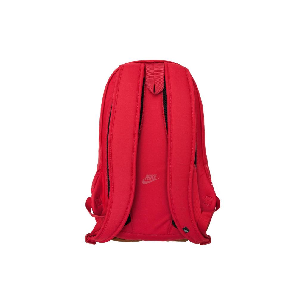 Nike Retro Sports Casual Simple Polyester Laptop Backpack Unisex Backpack Red BZ9729-625