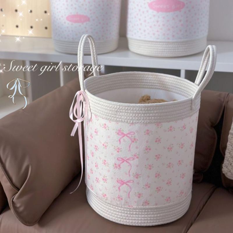 Stylish Fabric Clothes Bin With Reinforced Structure For Dorm Apartment Or Nursery Arrangement