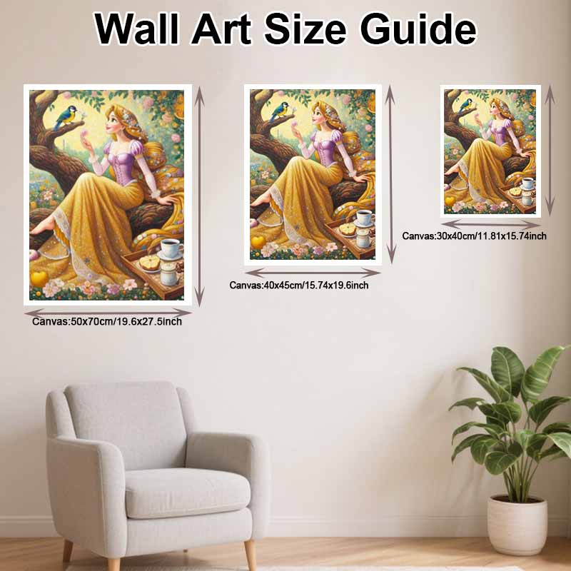 Disney DIY Diamond Painting 5d Rapunzel Full Diamond Art Cross Stitch Diamond Living Room Bedroom Decoration Painting