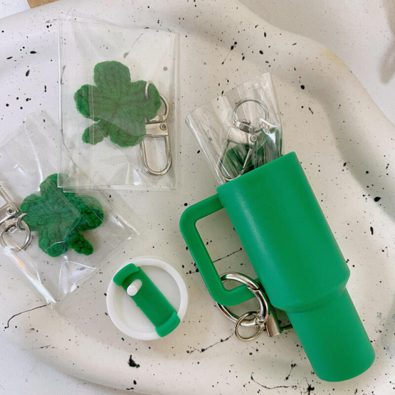 

Мини-стаканчик брелок, миниатюрный чехол-тумку для бальзама для губ, AirPods ivory