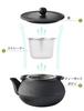 HwaGui Iron Teapot, 600ml, Induction Compatible, Direct Heat, Iron Kettle, Iron Supplement