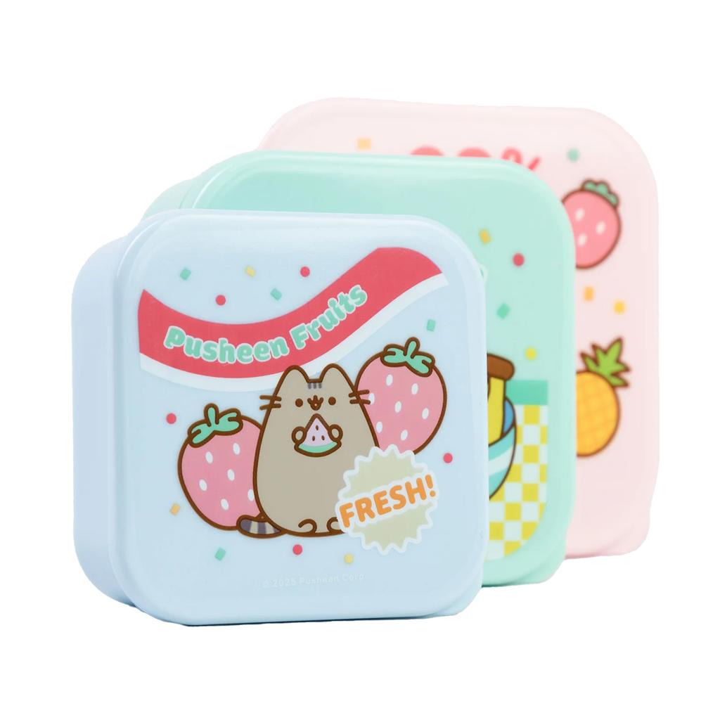 Pusheen Fresh Fruits Snack Pot (Pack of 3)
