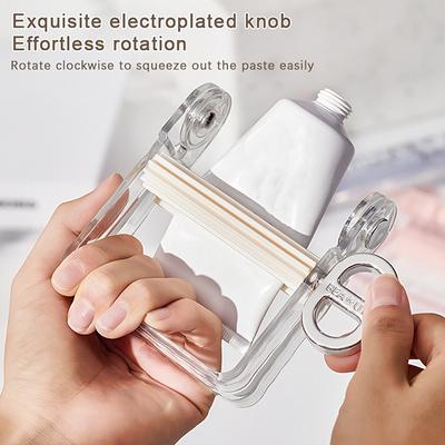 Zahnpastaspender für Zuhause, Badezimmerzubehör, Zahnpastahalter, Organizer, Haarfärbemittel, Kosmetik, kreativer Squeezer, keine Verschwendung