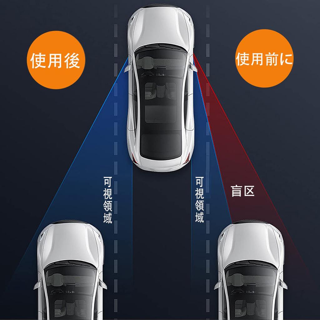 GOOMAND Circular Car Blind Spot Mirror, Covering Blind Spots, Safety Mirror, Safe Driving, Auxiliary