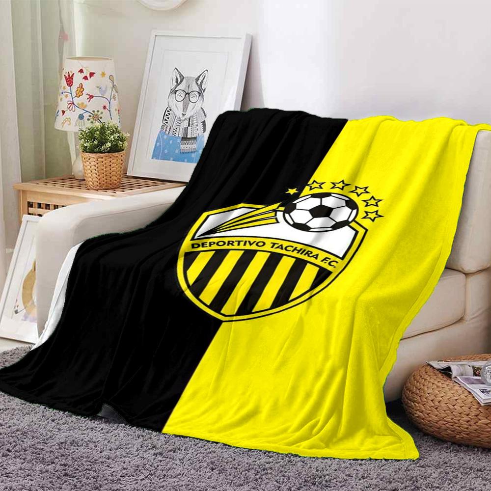 Deportivo Chicara FC Print Flannel Blanket High Quality Warm Comfortable Cover for All Seasons Perfect for Gifts Home Decor