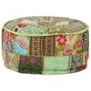 Handmade Round Cotton Pouf 40 X 20 Cm