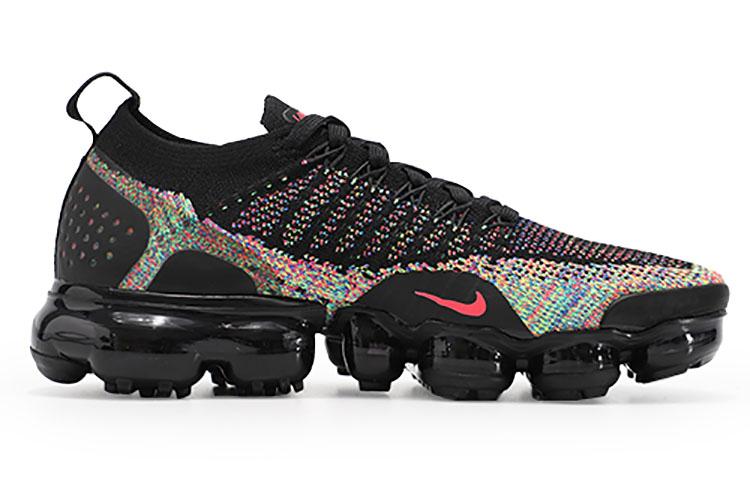 Nike Air VaporMax Flyknit 2 Black Multi Color Women's 942843-015