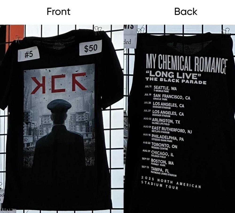 

HOT !! My Chemical Romance Long Live The Black Parade T-Shirt 2025 2XL