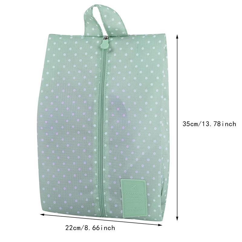 1pc Shoes Storage Zipper Bag Closet Organizer Non-woven Travel Portable Bag Waterproof Pocket Clothing Classified Hanging Bag