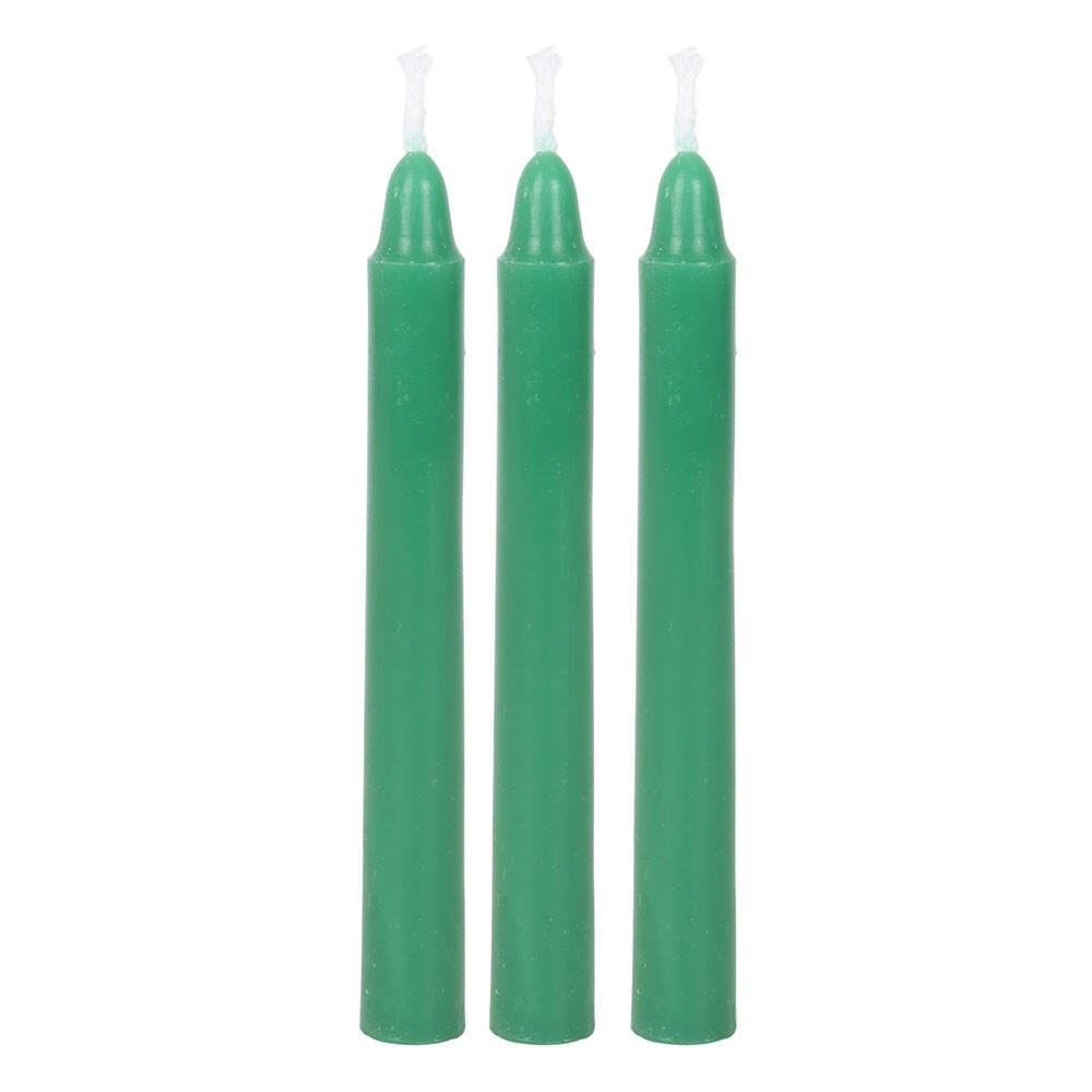 Something Different Green Witch Candle Set (Pack of 12)